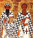 Ss Athanasius and Cyril, Archbishops of Alexandria.
