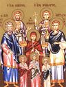 Martyr Athanasia and her daughters at Canopus in Egypt