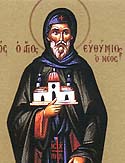 Venerable Euthymius the New of Thessalonica, and Monk of Mt Athos